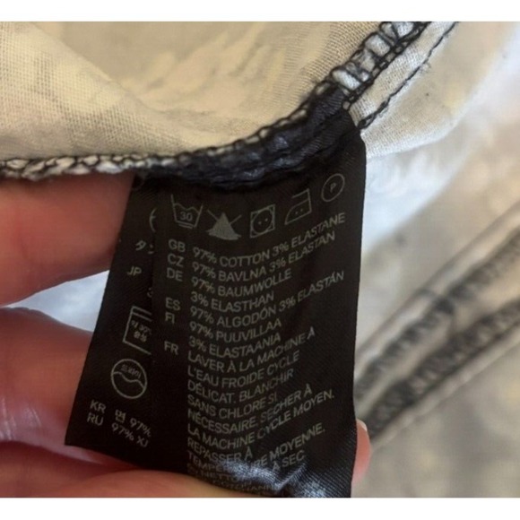 H&M Divided Strapless Mini Dress Purple Blue Floral Size 8 - Picture 6 of 9